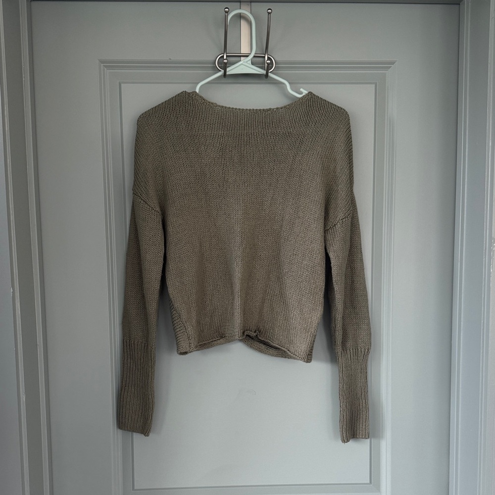 Elegant Women's Sweater in Taupe